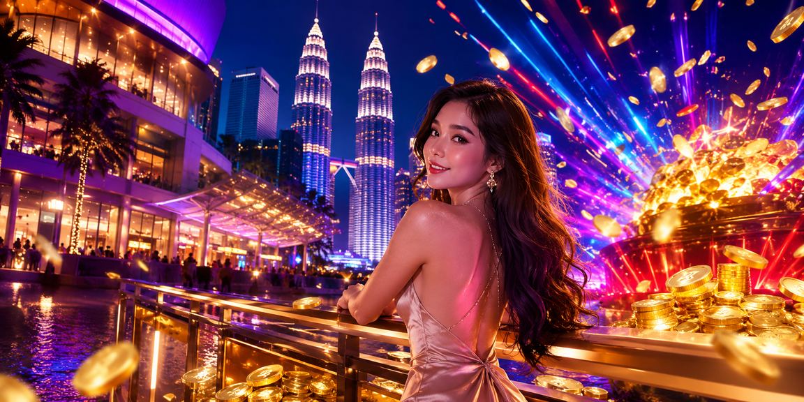 Suasana hiburan kasino dalam talian bergaya Malaysia di Kuala Lumpur dengan permainan dealer langsung